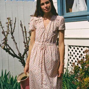 Christy Dawn - The Dawn Dress - Color Oat Straw Cream - Size L